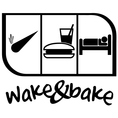 Motiv WAKE UND BACKEN