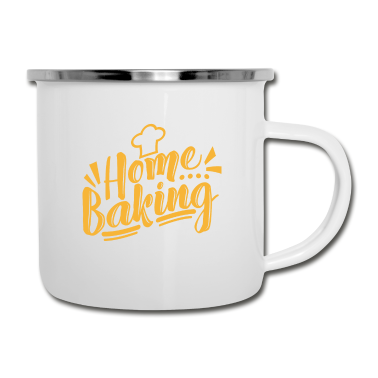 Backen Emaille Tasse - Zuhause Backen