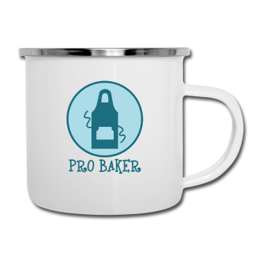 Backen Emaille Tasse - Backen - baking