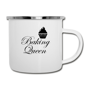 Backen Emaille Tasse - Backen Baking