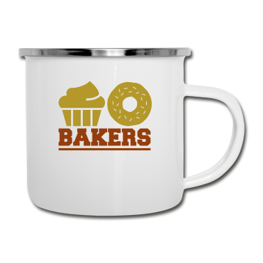 Backen Emaille Tasse - Backen - baking