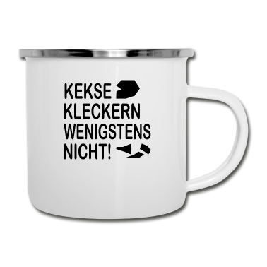 Backen Emaille Tasse - Backen Baking