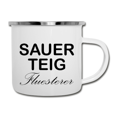 Backen Emaille Tasse - Backen Baking