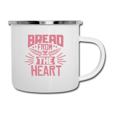 Backen Emaille Tasse - Brot Backen