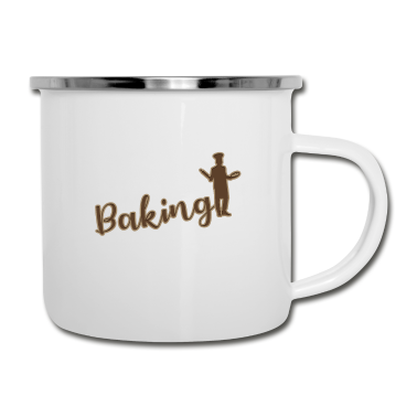 Backen Emaille Tasse - Baking - Backen