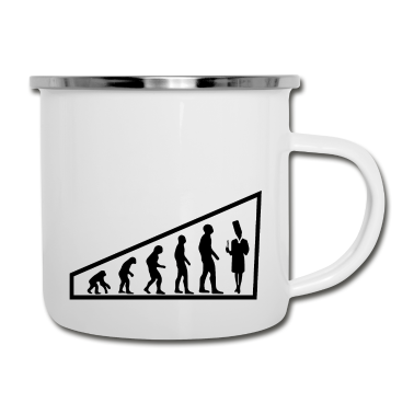 Backen Emaille Tasse - Backen Baking