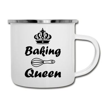 Backen Emaille Tasse - Backen Baking