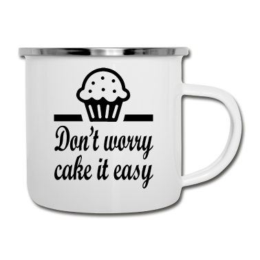 Backen Emaille Tasse - Backen Baking