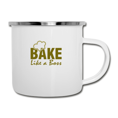 Backen Emaille Tasse - Backen - baking