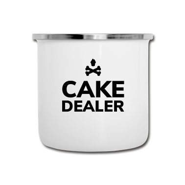 Backen Emaille Tasse - Bäcker Bäckerin