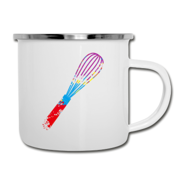 Backen Emaille Tasse - Backen Schneebesen