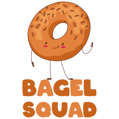 Motiv Bagel Squad backen Bäcker