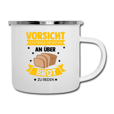 Backen Emaille Tasse - Konditor Bäcker Bäckerei Backen Konditorei