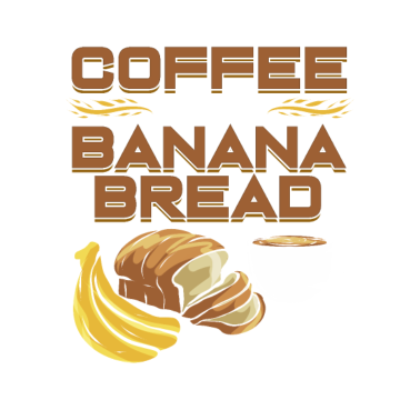 Motiv Bananenbrot Kaffee Bäcker Backen Konditorei Brot