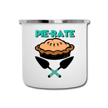 Backen Emaille Tasse - Kuchen Backen Bäcker Bäckerin Wortspiel