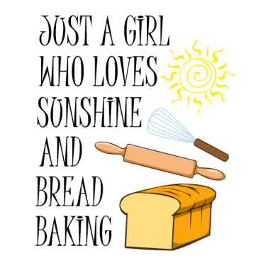 Motiv Hobbykoch Brote Backen Mädchen Bäcker