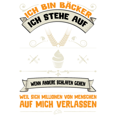 Motiv Stolzer Bäcker!