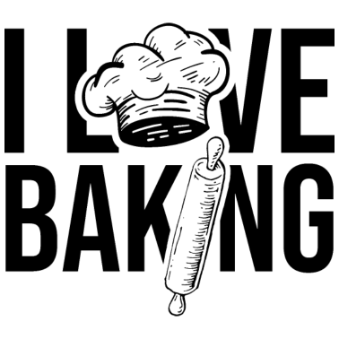 Motiv Ich Liebe Backen Bäckerei Bäcker Hobby Gebäck