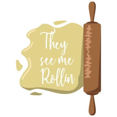 Motiv Backen Bäcker Teig Geschenk idee Nudelholz