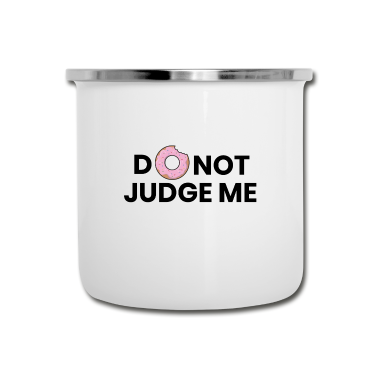 Backen Emaille Tasse - Donut backen Geschenk Bäcker Süßigkeit