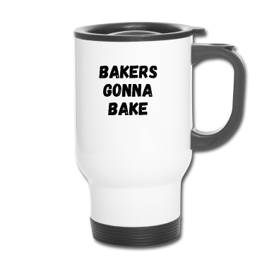 Backen Thermobecher - Bäcker werden lustiges Backgeschenk für Bäcker backen