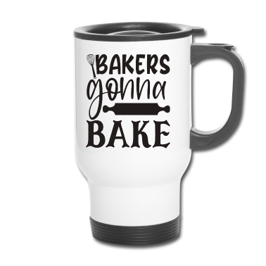 Backen Thermobecher - Bäcker gehen zum Backen