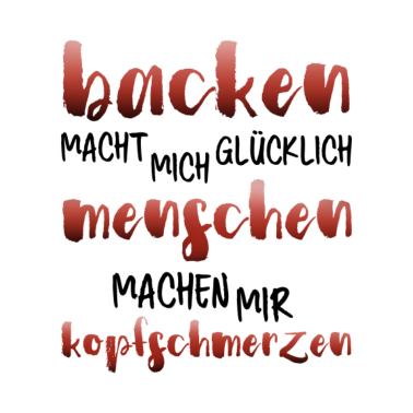 Motiv Backen Bäcker Bächerei Konditor