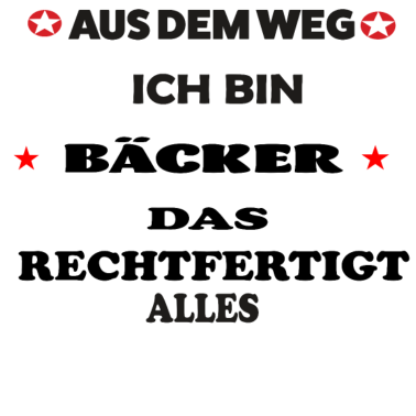 Motiv Bäcker Aus dem Weg