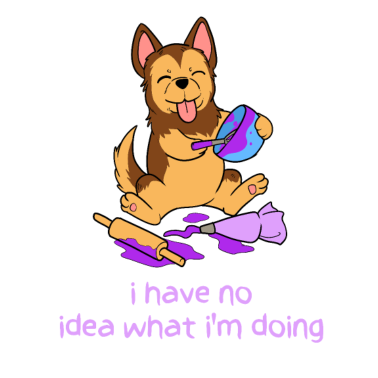 Motiv Hund Bäcker Hündchen Schäferhund Backen