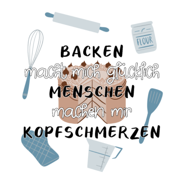 Motiv Backen Bäcker Bächerei Konditor Geschenk