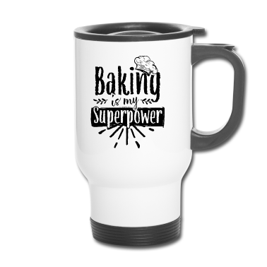Backen Thermobecher - Backen Ist Meine Superkraft Bäcker Hobby Bäckerei