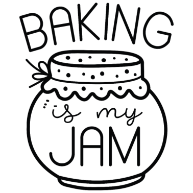Motiv Backen ist meine Marmelade