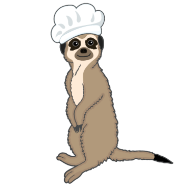 Motiv Lustiges Erdmännchen Bäcker Backen Geschenk