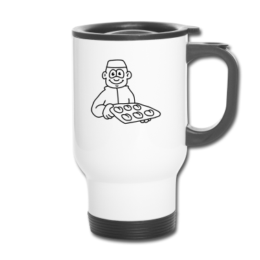 Backen Thermobecher - Bäcker - line