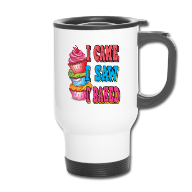 Backen Thermobecher - Cupcake Backen Bäcker Mufin Konditor