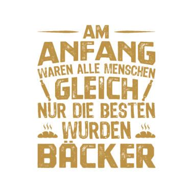 Motiv Bäcker Konditor Backen Bäckerei Mehl Geschenk