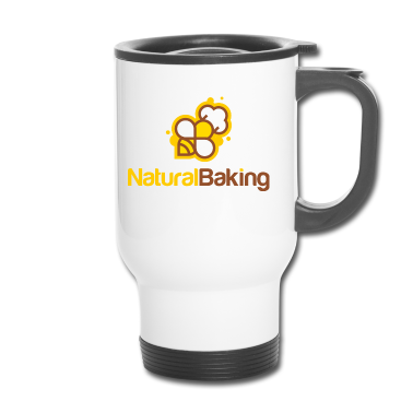 Backen Thermobecher - Süße Back Biene - Natürliches Backen - Geschenk
