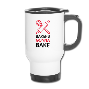 Backen Thermobecher - Backen Bäcker Bäckerei Teigflüsterer Geschenk