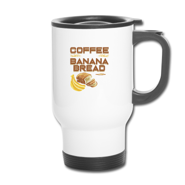 Backen Thermobecher - Bananenbrot Kaffee Bäcker Backen Konditorei Brot