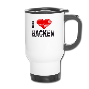 Backen Thermobecher - Ich Liebe backen Bester Bäcker Küche sexy geschenk