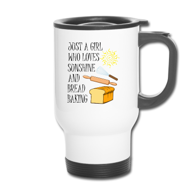 Backen Thermobecher - Hobbykoch Brote Backen Mädchen Bäcker