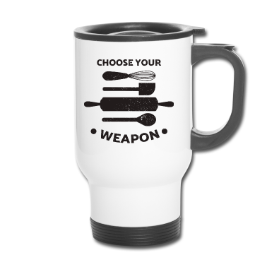 Backen Thermobecher - Backen Bäcker Geschenk idee Hobby Beruf