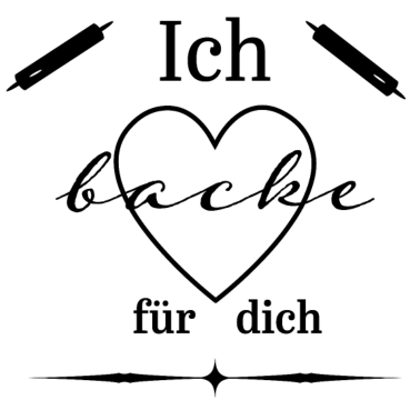 Motiv Ich backe für dich