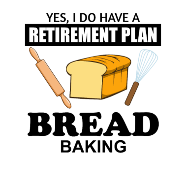 Motiv Bäcker im Ruhestand Brot Backen Rentner