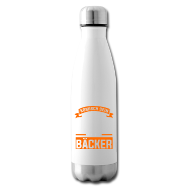 Backen Trinkflasche - Bäcker Backen Geschenk