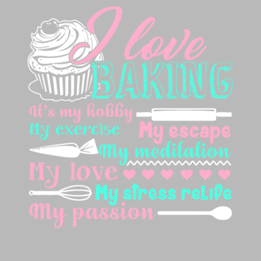 Motiv Bäcker Ich liebe Backen