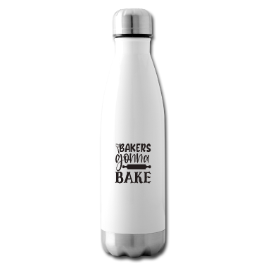 Backen Trinkflasche - Bäcker gehen zum Backen