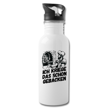 Backen Trinkflasche - Bäcker Bäckerei Backwaren Backen