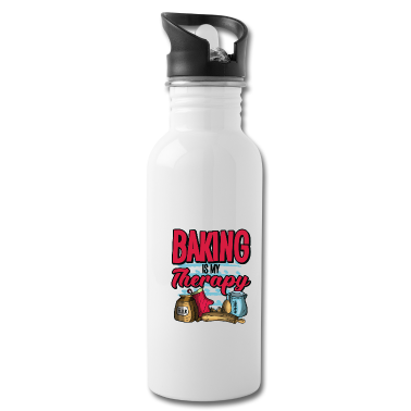 Backen Trinkflasche - Backen ist meine Therapie Konditor Bäcker Zitate