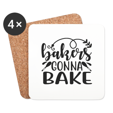 Backen Untersetzer - Bäcker werden backen